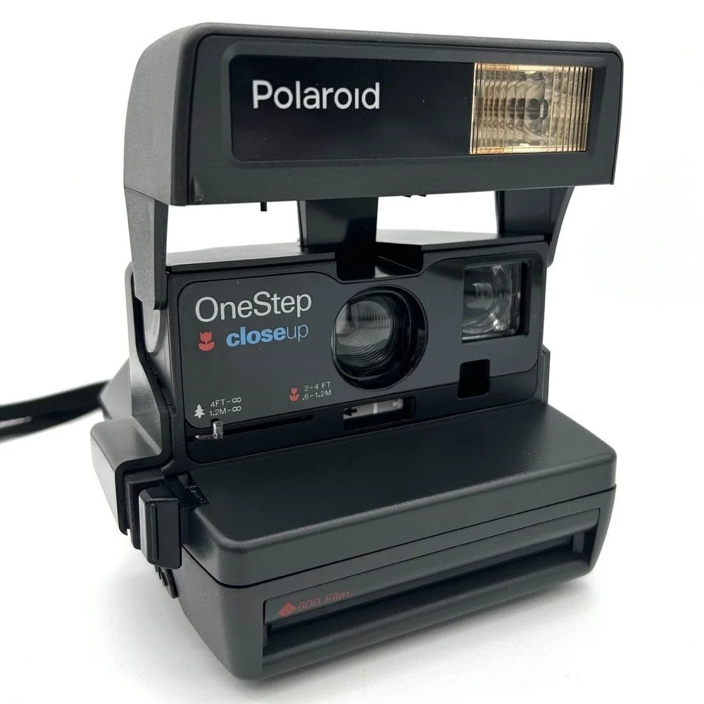 Vintage Polaroid OneStep CloseUp 600 Instant Film Camera CIB Box and Manuals